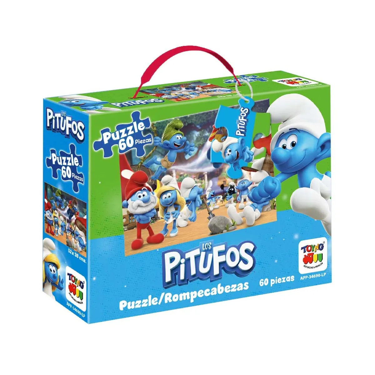 PITUFOS - Puzzle 60 Piezas - Los Pitufos