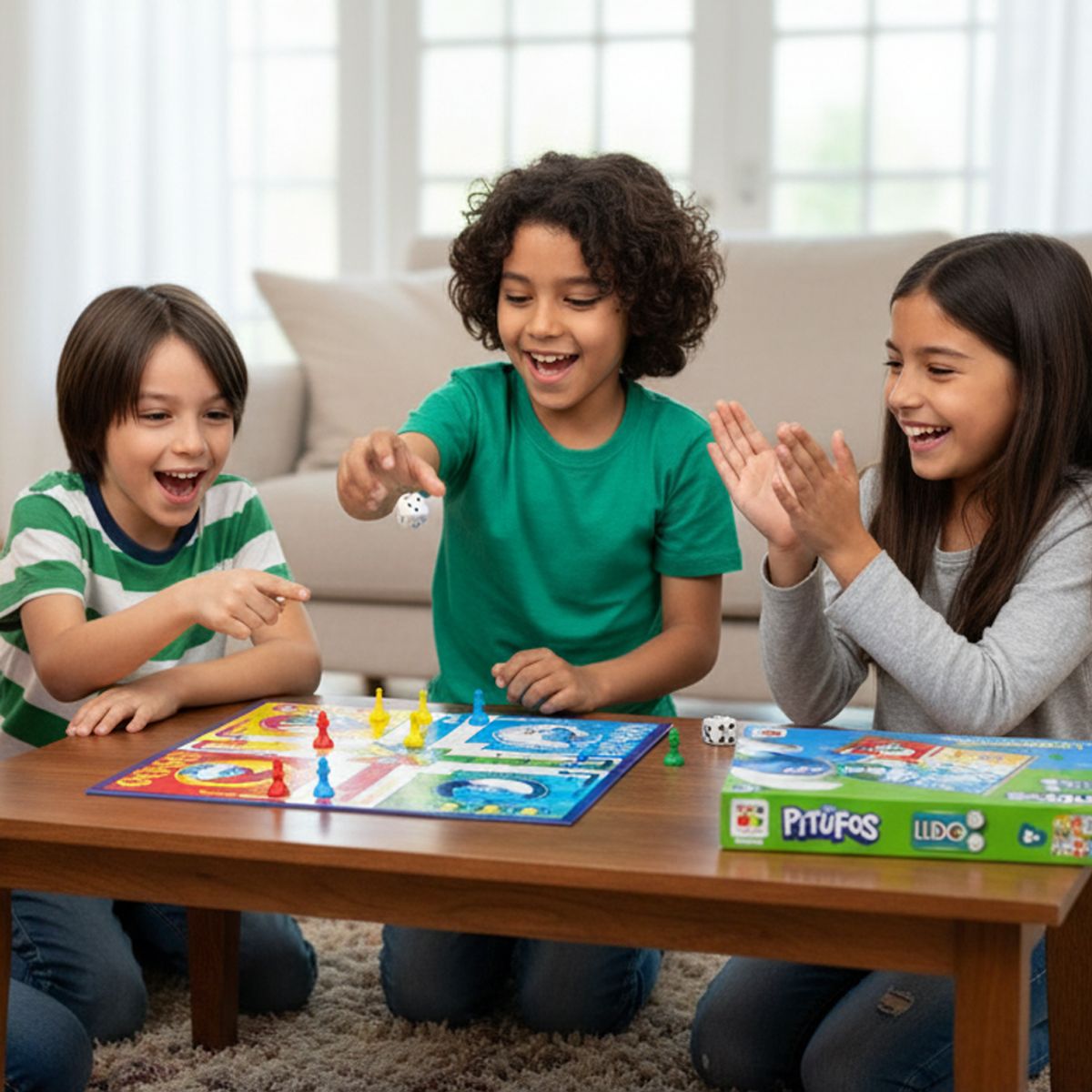 PITUFOS - Juego de Mesa Ludo Los Pitufos - Los Pitufos