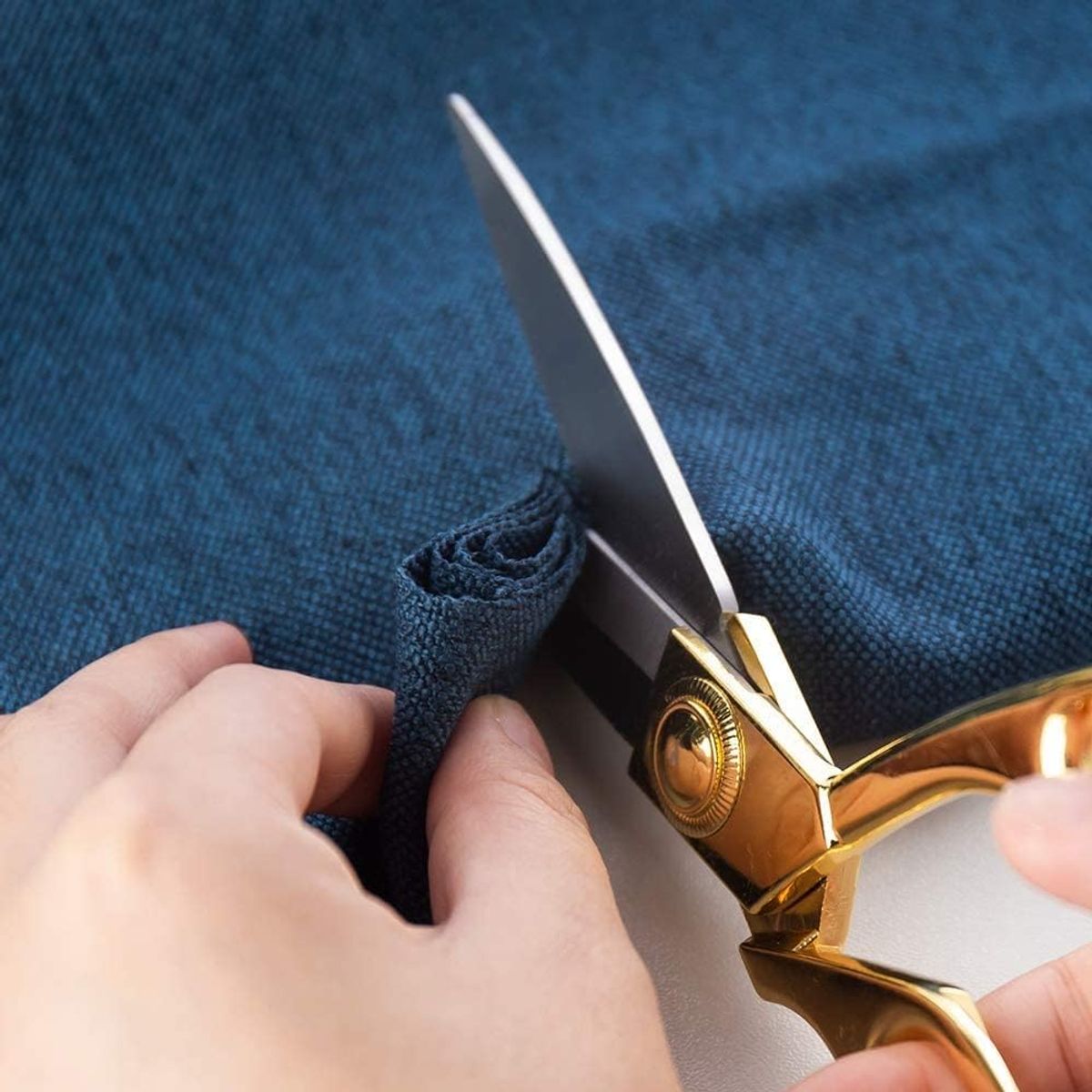 GENERICO - Tijera Profesional Para Sastre Papelería Tela 2 Piezas