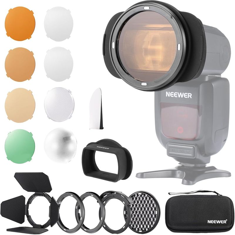 NEEWER - Difusor Magnéticos Para Flash Speedlite De Cabeza Cuadrado