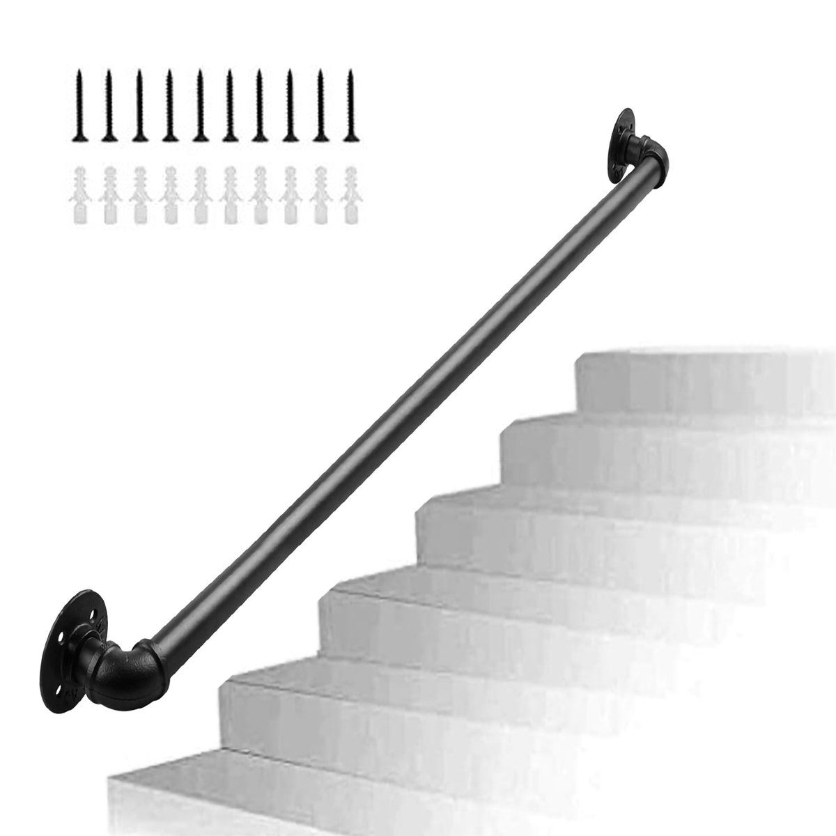 92cm Barandilla De Escalera Pasamanos De Estilo Industrial, marca GENERICO - Foto Principal