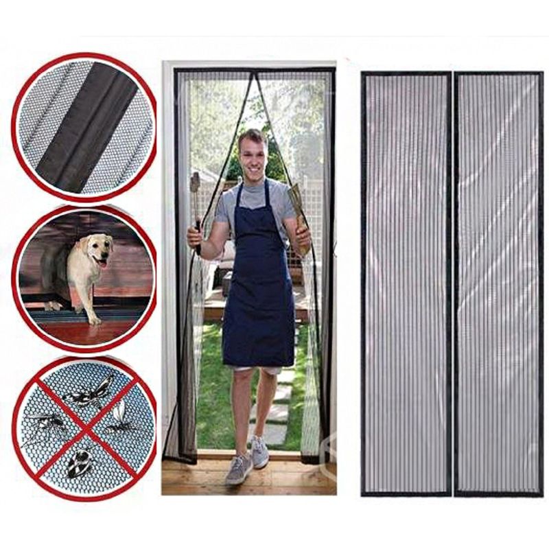 INVENCIBLE - CORTINA PUERTA ANTIMOSQUITO COLOR BLANCO AP01
