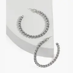 LOUNGE - Aros Mujer Argollas Trenzadas
