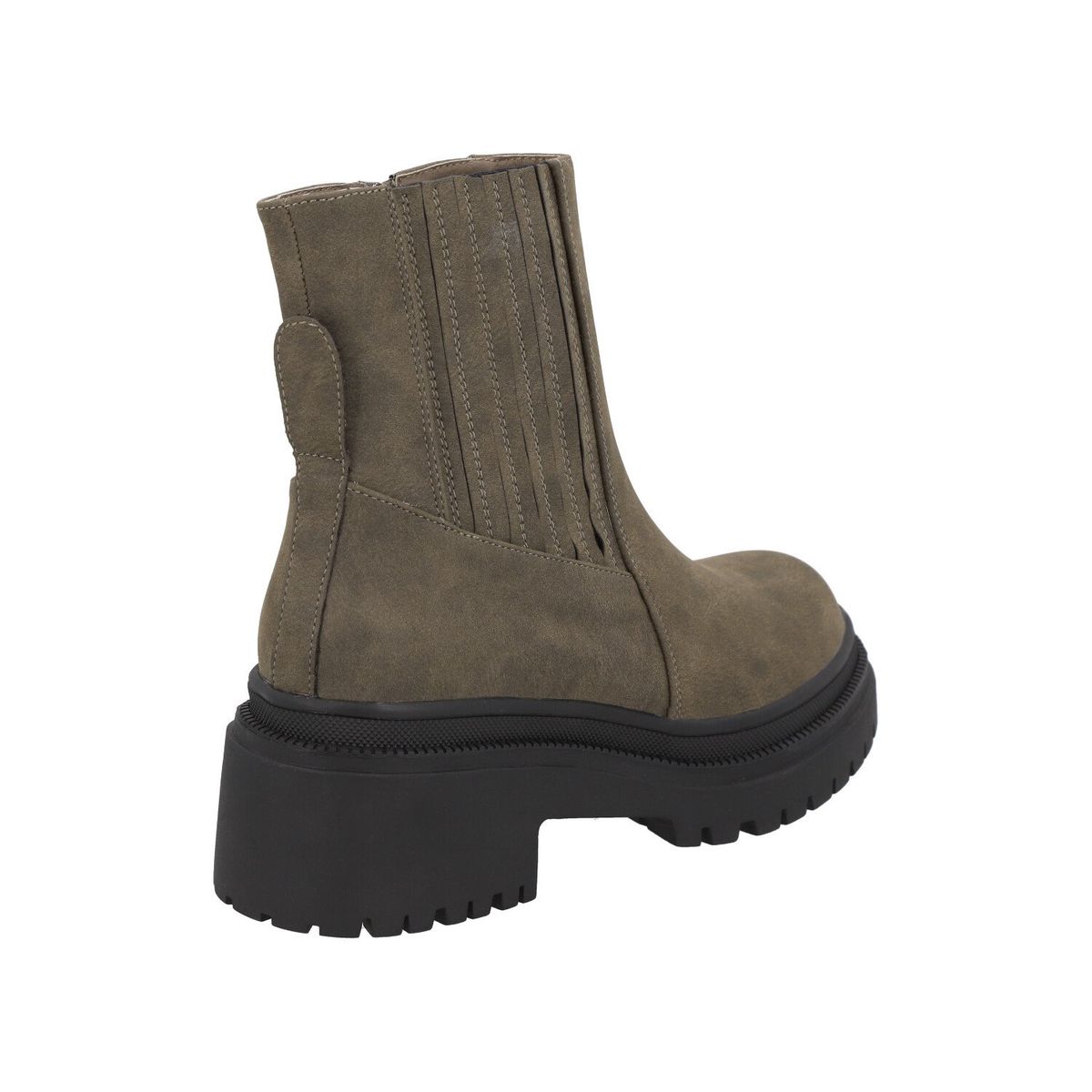 DETOGNI - Botin Mujer Oliva Plataforma Celia Detogni