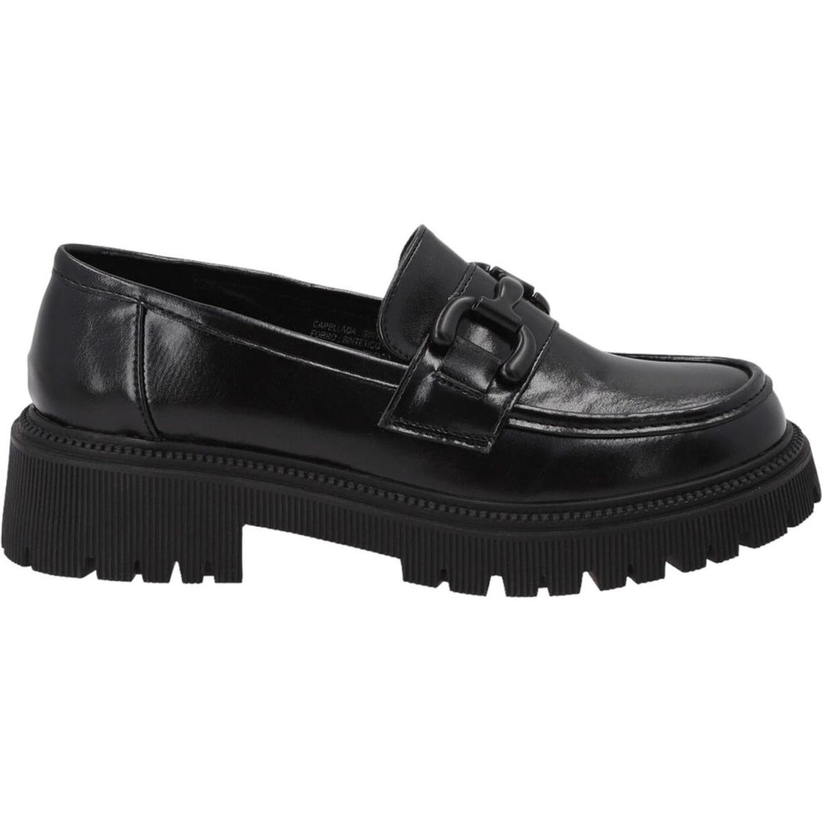 DETOGNI - Mocasin Mujer Negro Adela Detogni