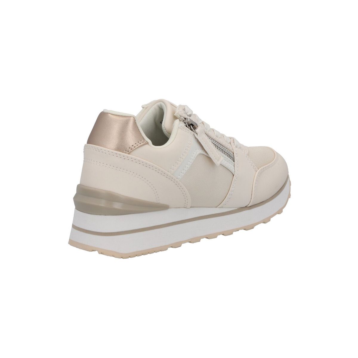 DETOGNI - Zapatilla Urbana Mujer Beige Frida Detogni