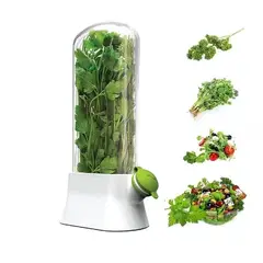 CRUSEC - Envase Conservador de Hierbas Cilantro Perejil Refrigerador