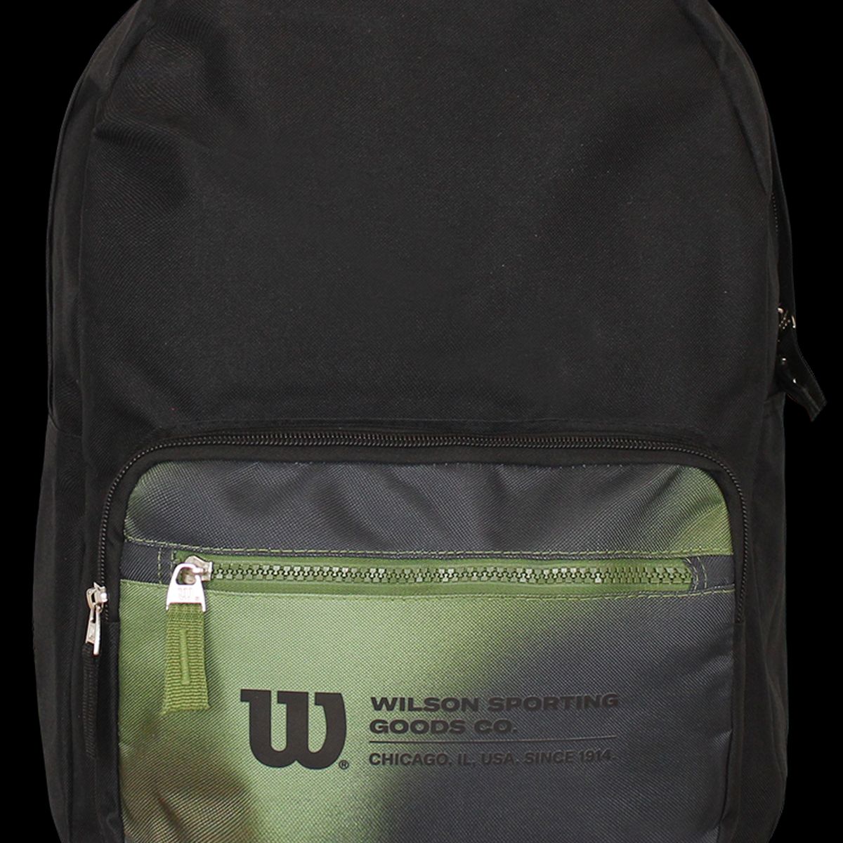 WILSON - Mochila Portland negro-verde Wilson