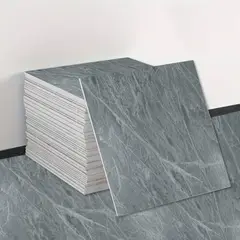 JOYTEK - Piso Vinílico Autoadhesivo Gris Mármol 1 Unidad de 60x60 cm - 15 mm