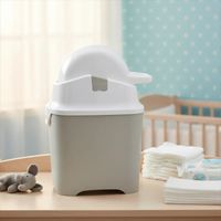 Contenedor de Pañales Beige