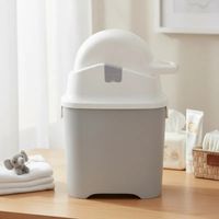 Contenedor de Pañales Plateado