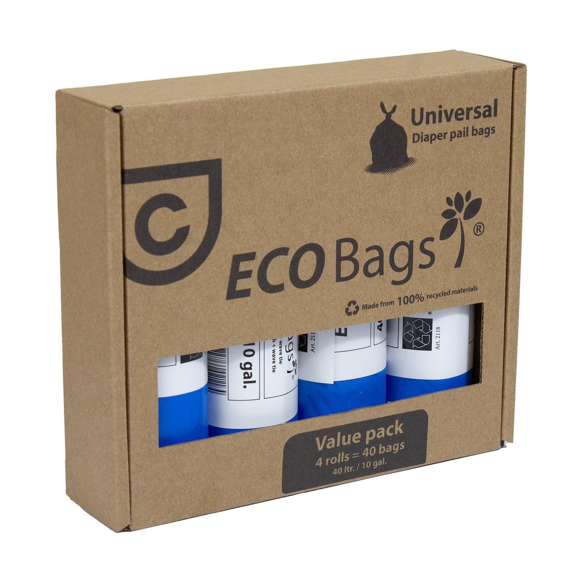 Bolsas Basura EcoBags 4x40 Bebesit, marca BEBESIT - Foto 2