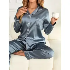 GENERAC - Conjunto Pijama Satín Mujer
