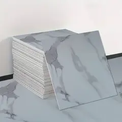 JOYTEK - Piso Autoadhesivo Vinílico Blanco Ice 1 Unidad de 60x60 cm - 15 mm