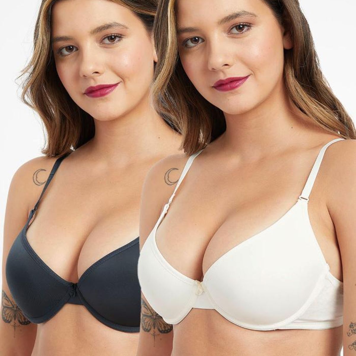 KAYSER - PACK 2X  Sosten  Push Up Microfibra P250022 Kayser