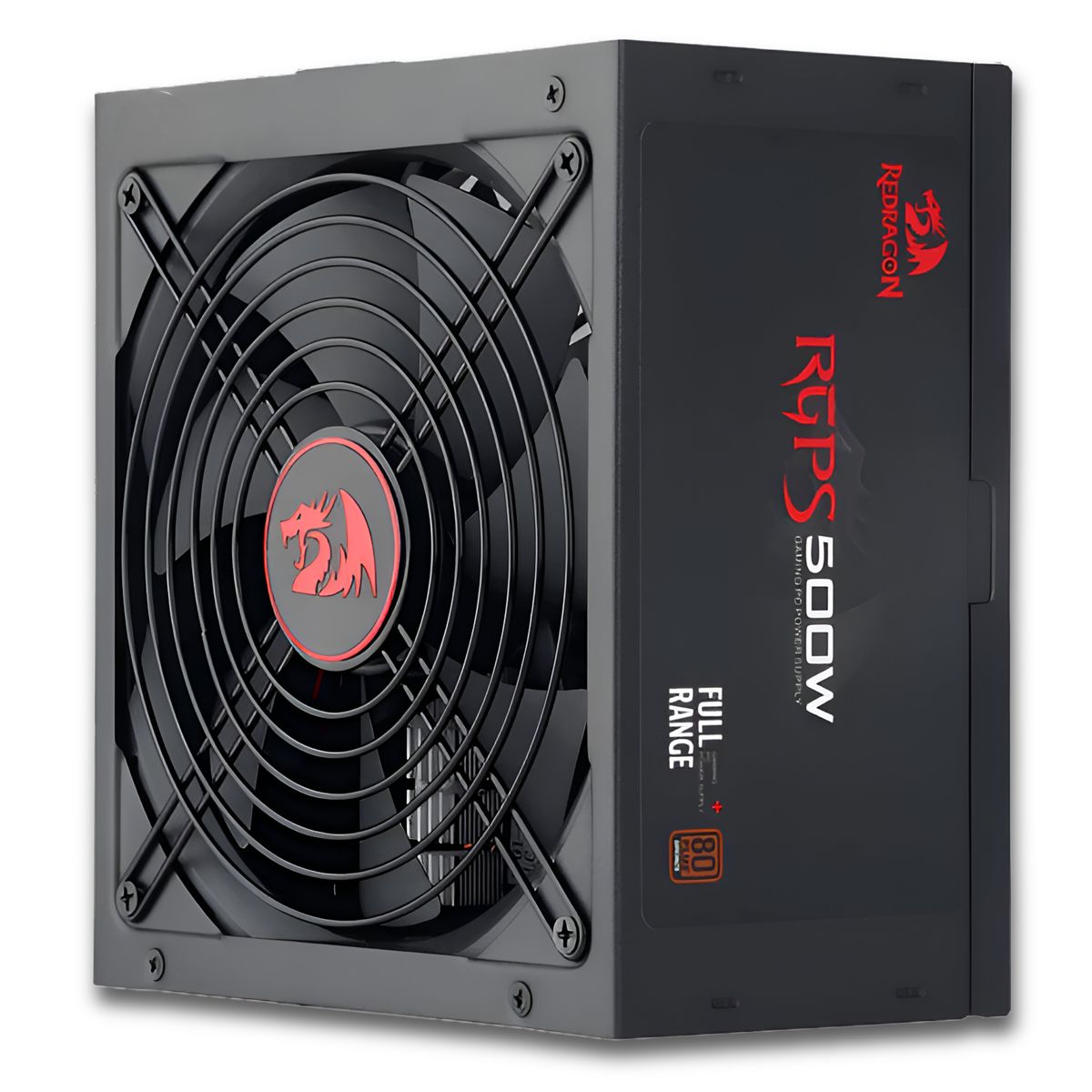 REDRAGON - Fuente De Poder Gamer Redragon 500W 80 Plus ATX