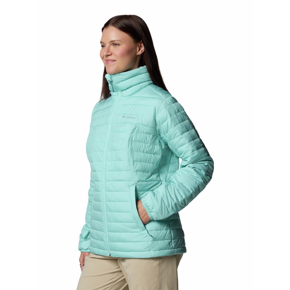COLUMBIA - Parka Mujer Silver Falls Ii Full Verde COLUMBIA