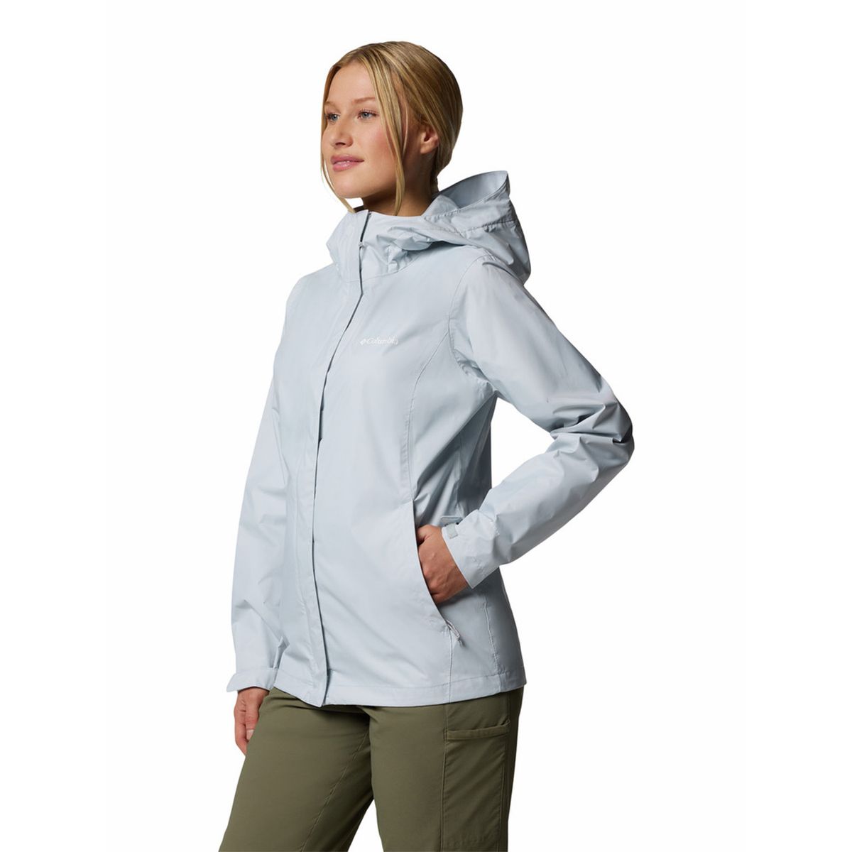 COLUMBIA - Cortaviento impermeable Mujer Arcadia II Gris COLUMBIA