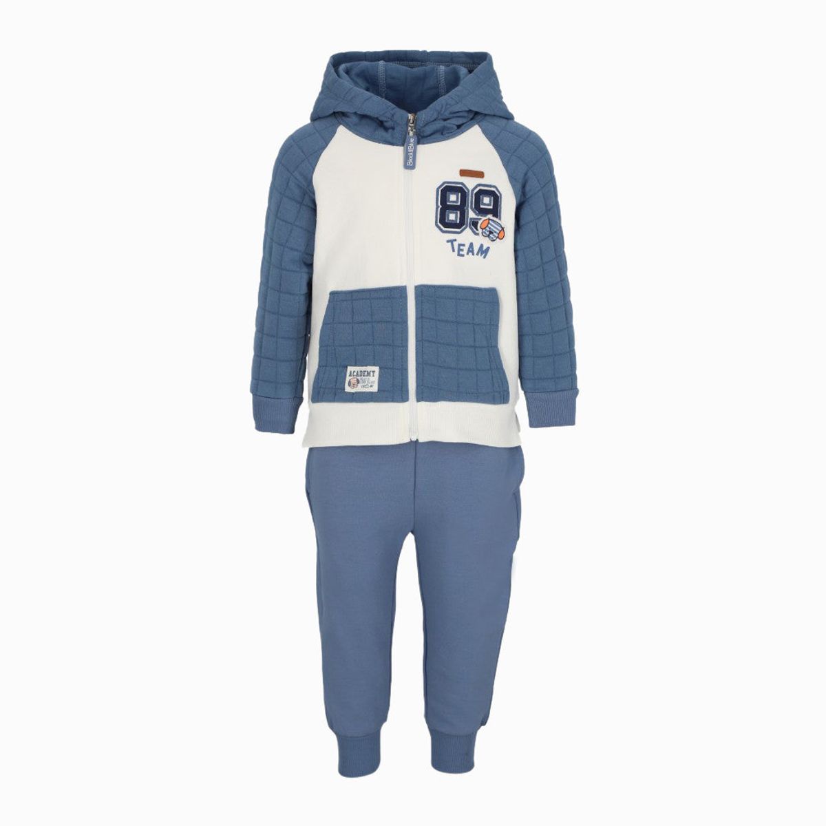 BLACK AND BLUE - Buzo bebés básico celeste Black and Blue