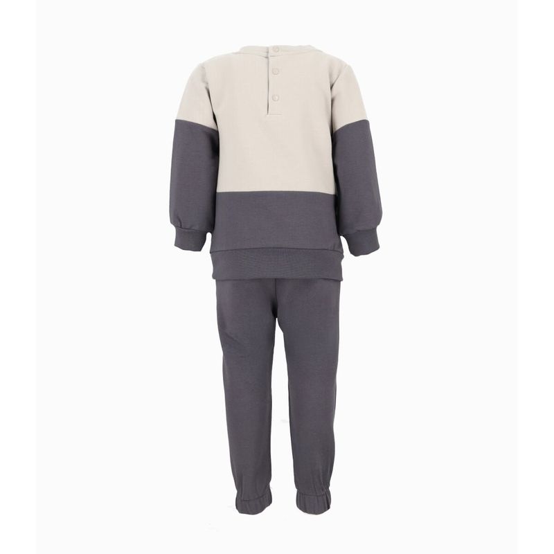 4KIDS - Buzo bebés con diseño gris 4 Kids
