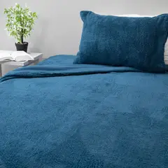 DORAL - Sábana chiporro térmica 1.5 plazas azul