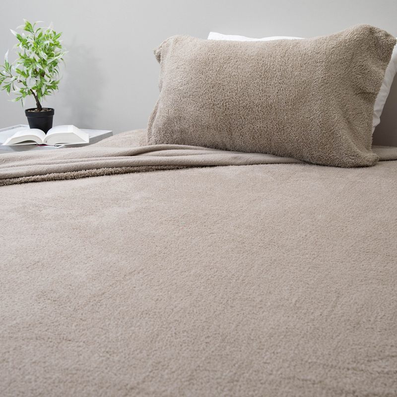 DORAL - Sábana chiporro térmica 1.5 plazas beige