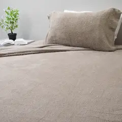 DORAL - Sábana chiporro térmica 1.5 plazas beige