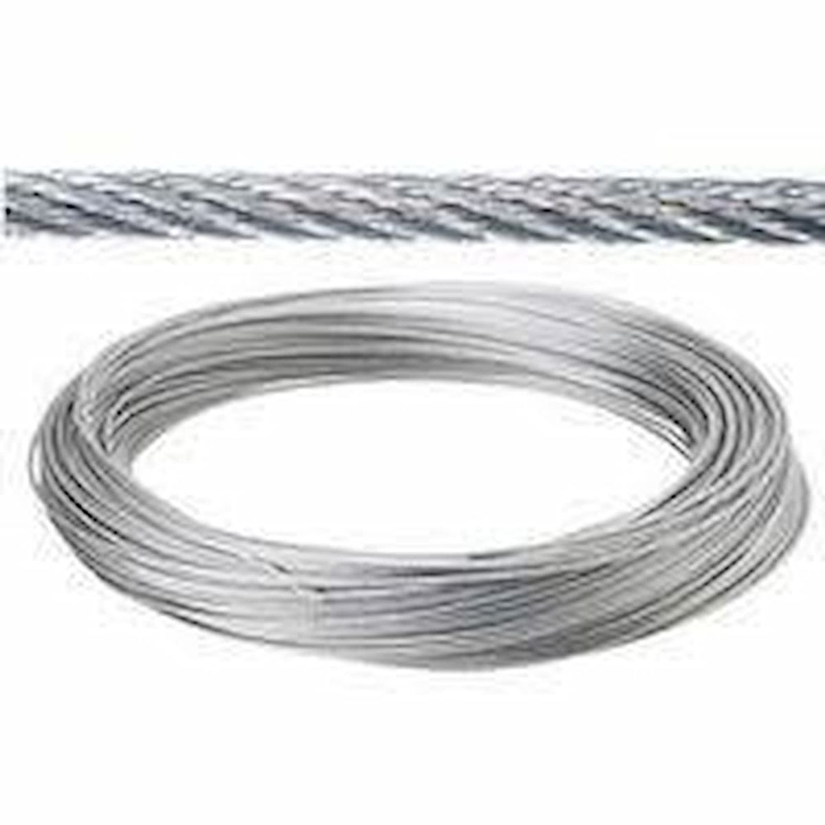GENERICO - Piola de Acero Galvanizado 1 mm 500 metros