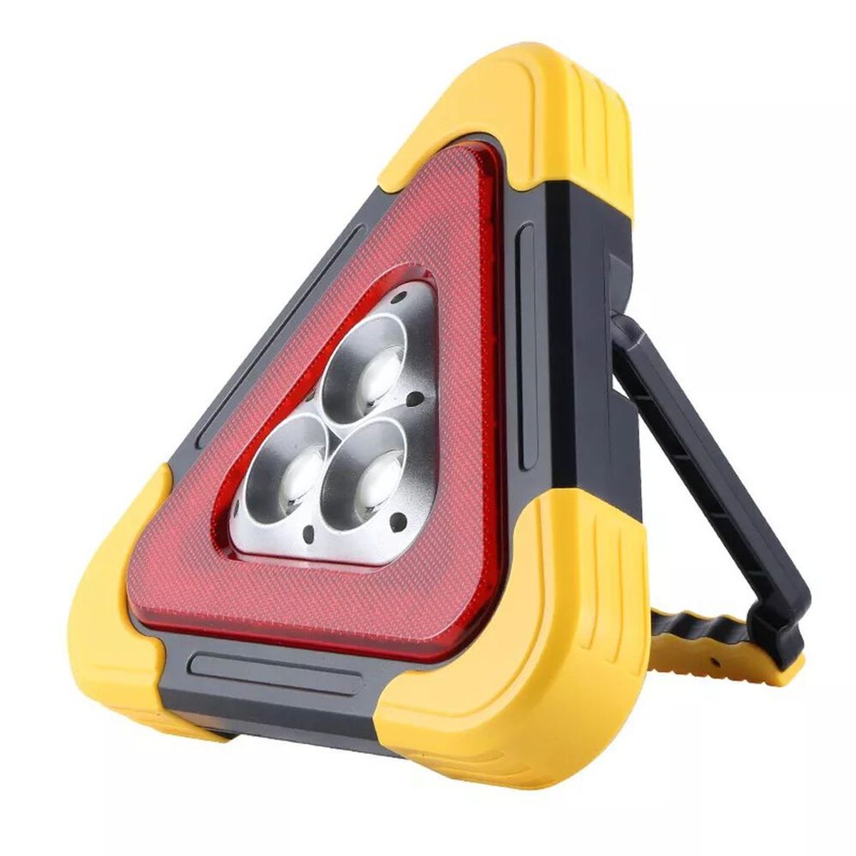 MOVI - TRIANGULO DE EMERGENCIA RECARGABLE CON LUZ SOLAR LUZ LED