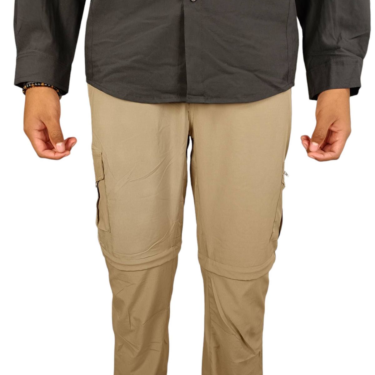 BLUE MOUNTAIN - Pantalón Outdoor Hombre Trekking 2 en 1