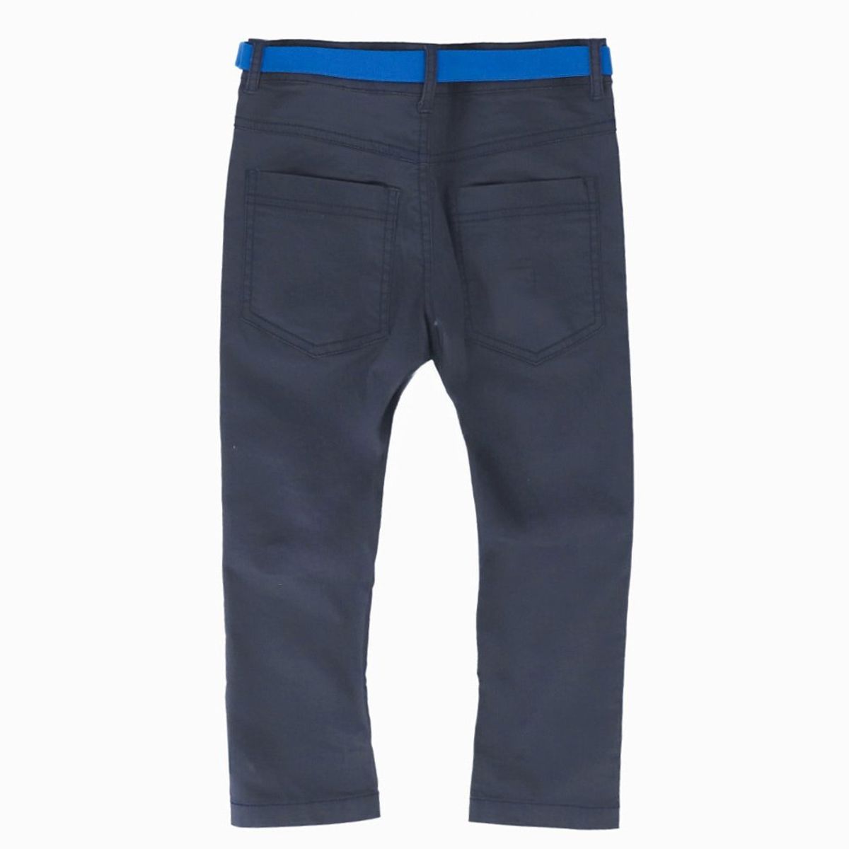 BLACK AND BLUE - Pantalón niño con cinturón azul piedra Black and Blue