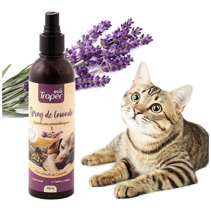 TRAPER - Eco Traper Spray Lavanda Loción Con Aromaterapia Gato 250ml