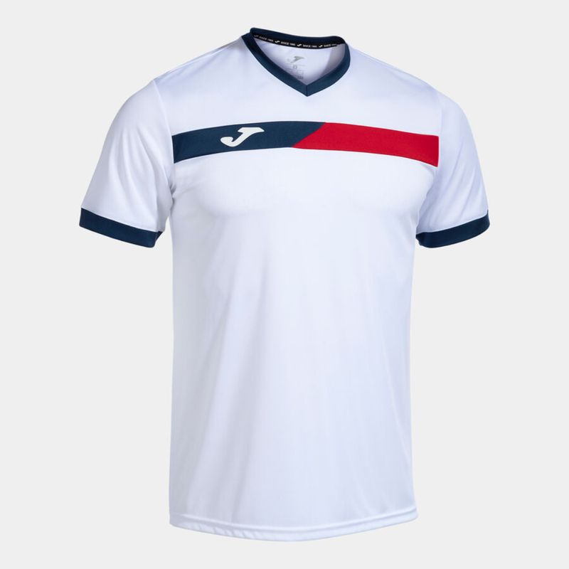 JOMA - Joma Polera Padel Manga Corta Court Blanco