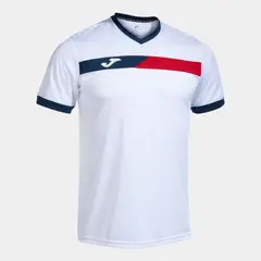 JOMA - Polera Padel Manga Corta Court Blanco