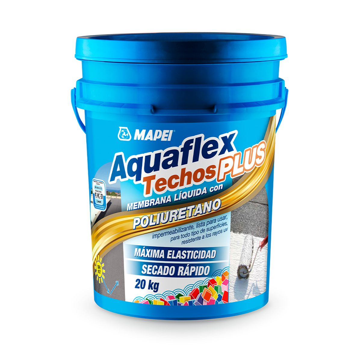 MAPEI - AQUAFLEX TECHOS PLUS BLANCO - Membrana Impermeabilizante 20Kg