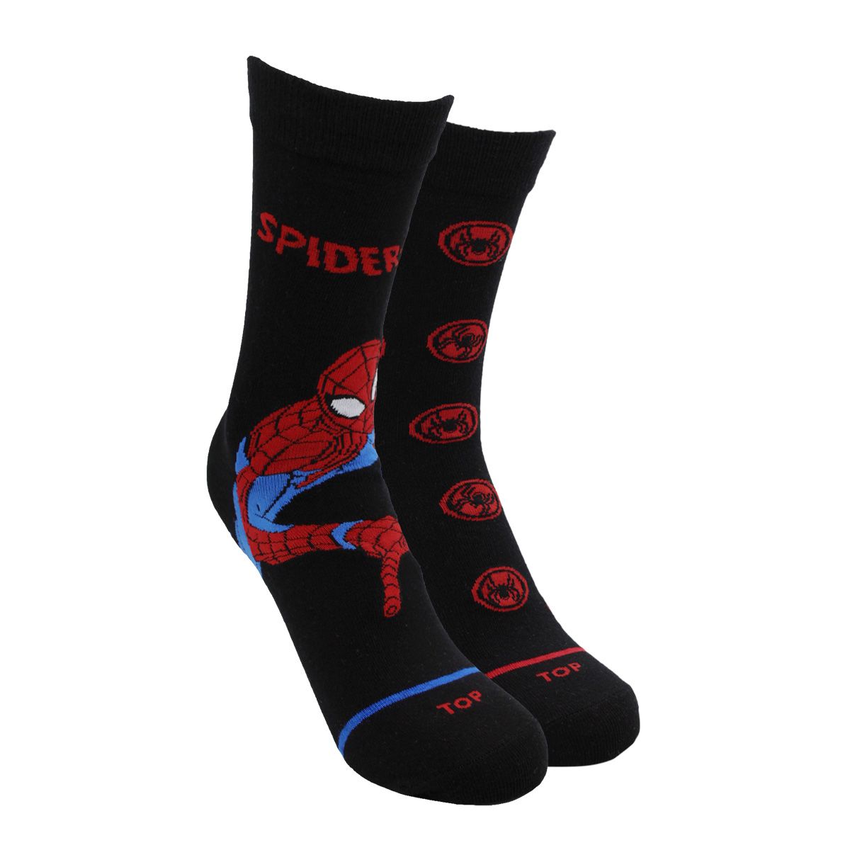 TOP - Calcetines Largos Niño Algodón Marvel Spider Man Pack 2 C1 Top