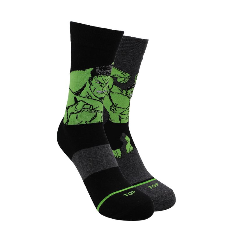 TOP - Calcetines Largos Niño Algodón Marvel Hulk Pack 2 C2 Top