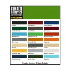 SOQUINA - ESMALTE SINTETICO PAJARITO VERDE TREBOL un cuarto GL