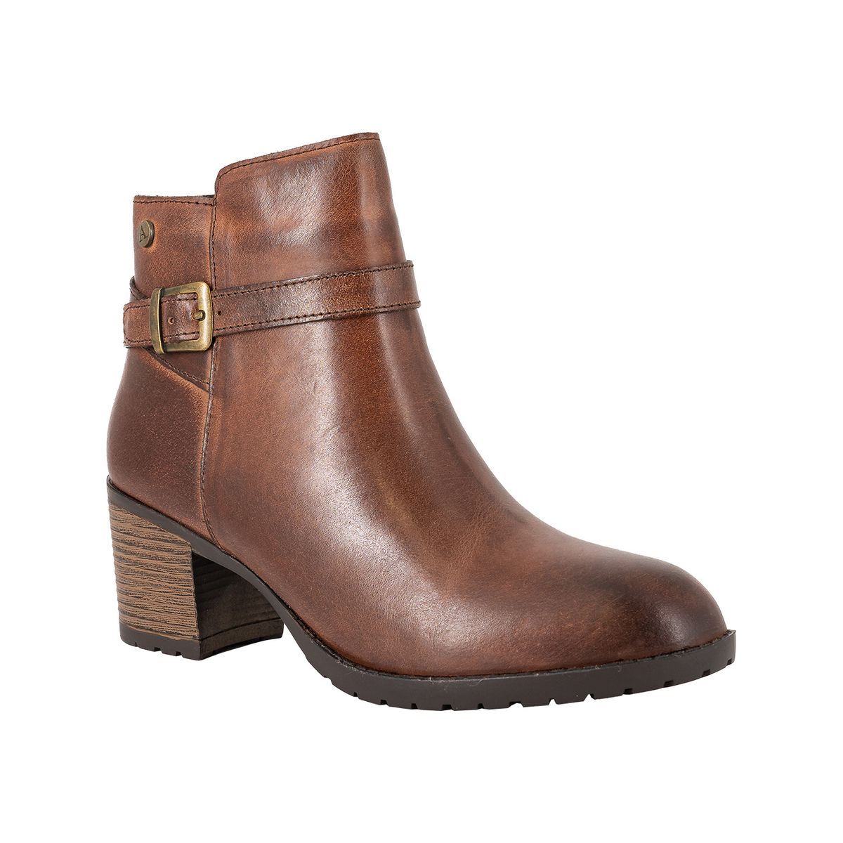 ALQUIMIA - Botin de Cuero Mujer Café Francy Alquimia