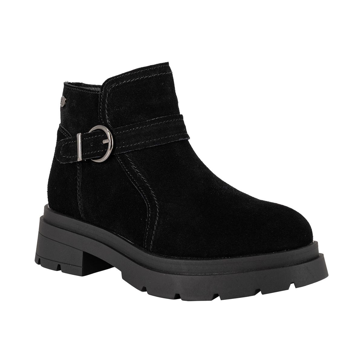 ALQUIMIA - Botin de Cuero Mujer Full Negro Rosie Negro Alquimia