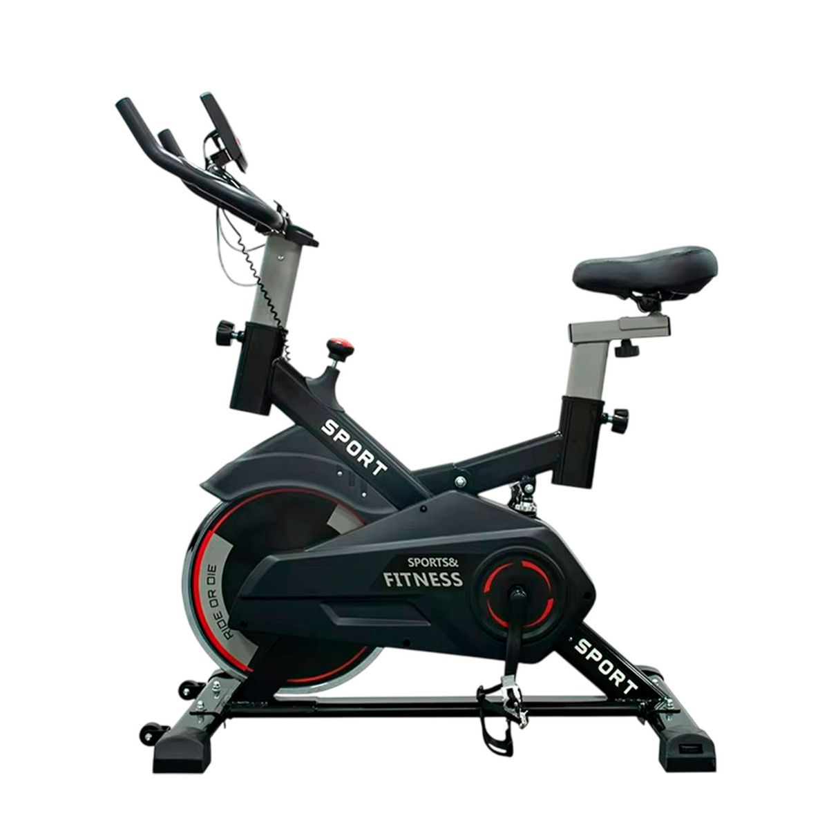 ALPHA - Bicicleta Spinning Profesional Q4 con Monitor
