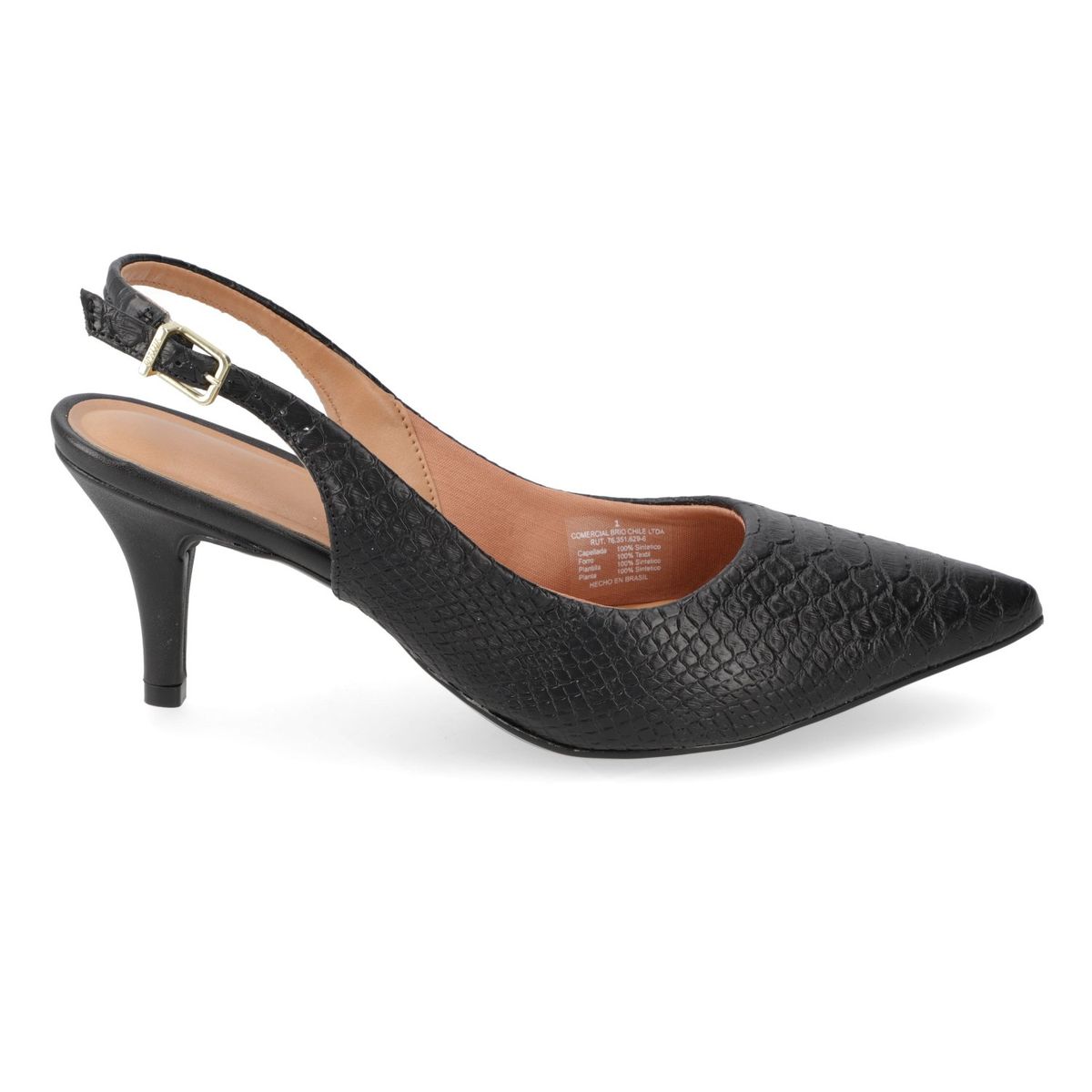VIZZANO - Stiletto Mujer destalonado 7 cm Negro