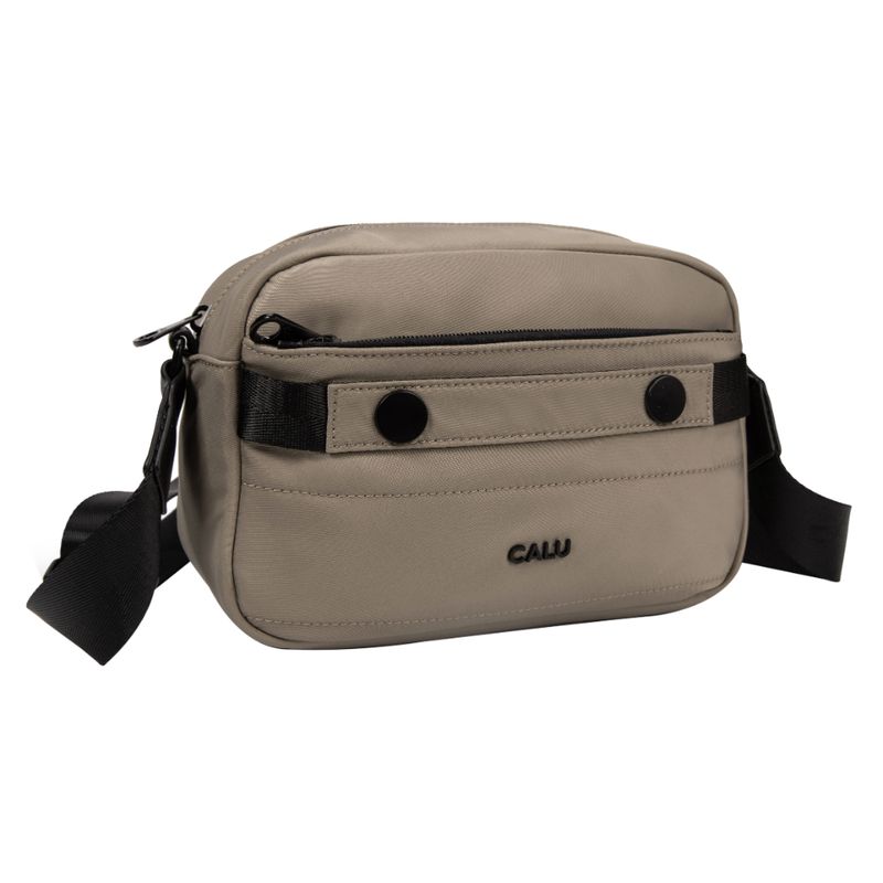 CALU - Cartera Bandolera Fer Taupe Calu