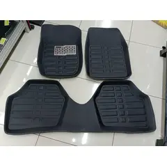 GENERICO - Set de alfombras pisos tapetes para autos y suv tipo bandeja