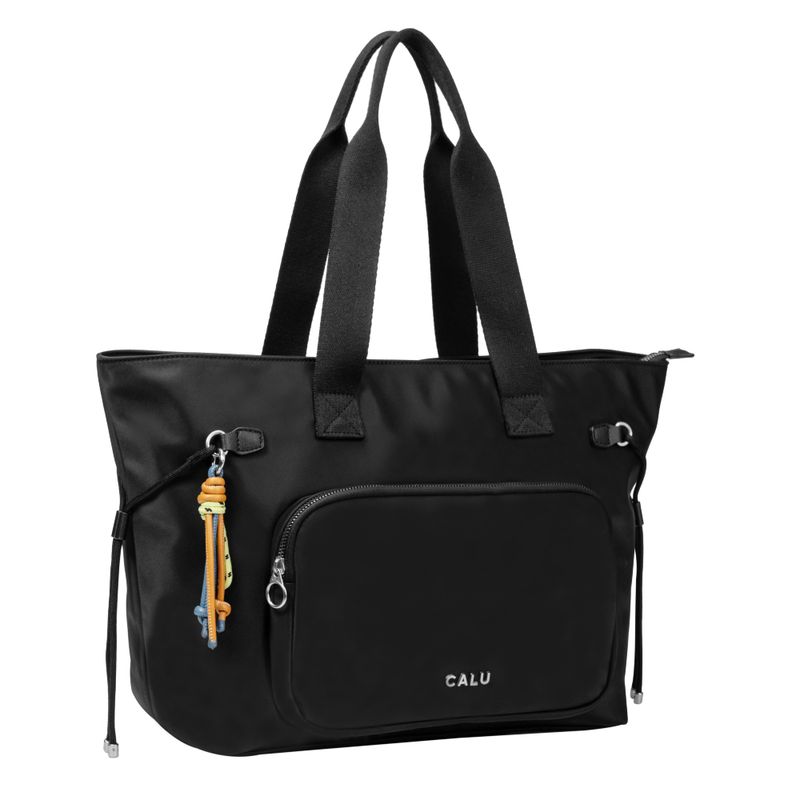 CALU - Cartera Tote Amplia Ginger Negro Calu