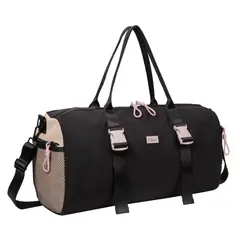 CALU - Bolso Amplio Funcional Betina Negro