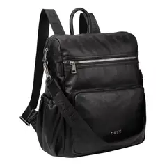 CALU - Mochila Cartera New Monstera Laptop Negro