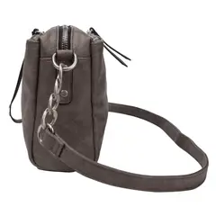 CALU - Cartera Pixie 3 Bolsillos Cafe