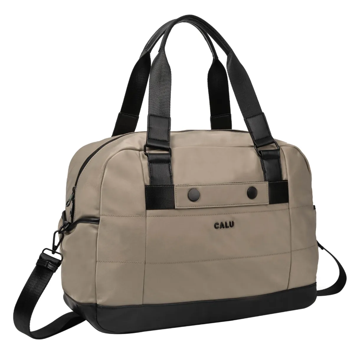 CALU - Bolso Cartera Ursula Microfibra Taupe Calu