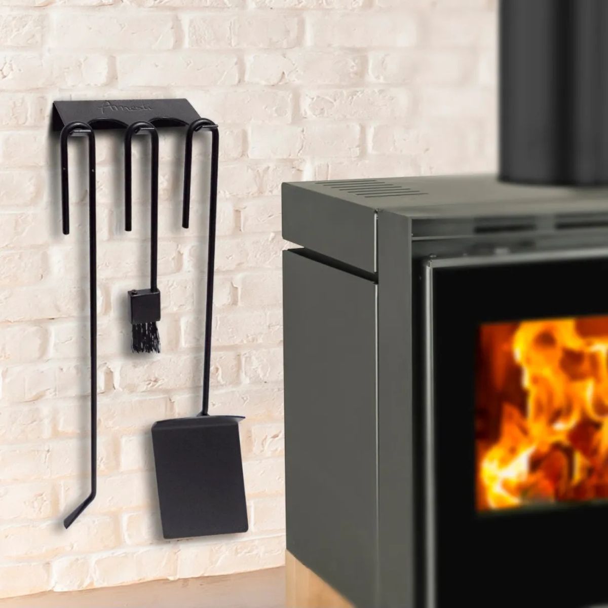 AMESTI - Kit De Limpieza Para Chimenea de Muro Amesti